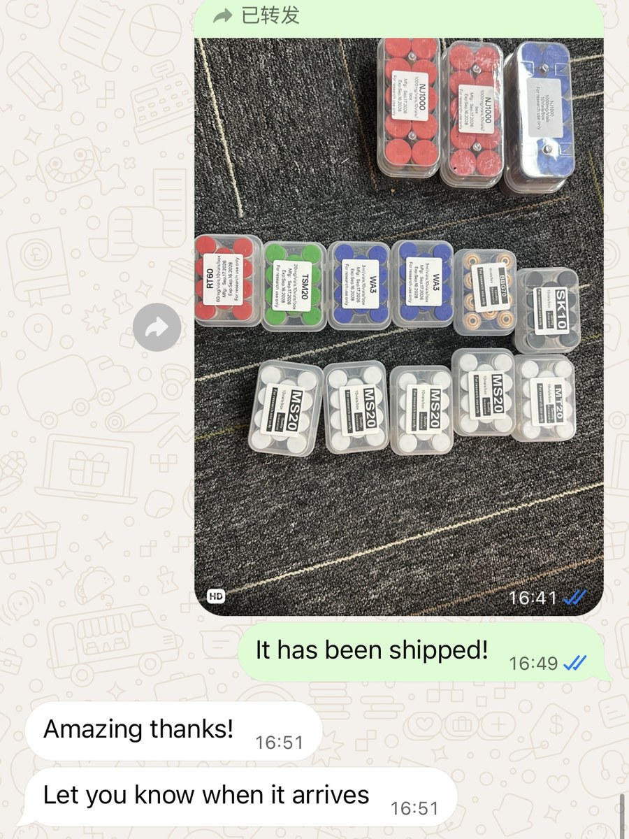 Anonymized customer feedback after shipment dispatch